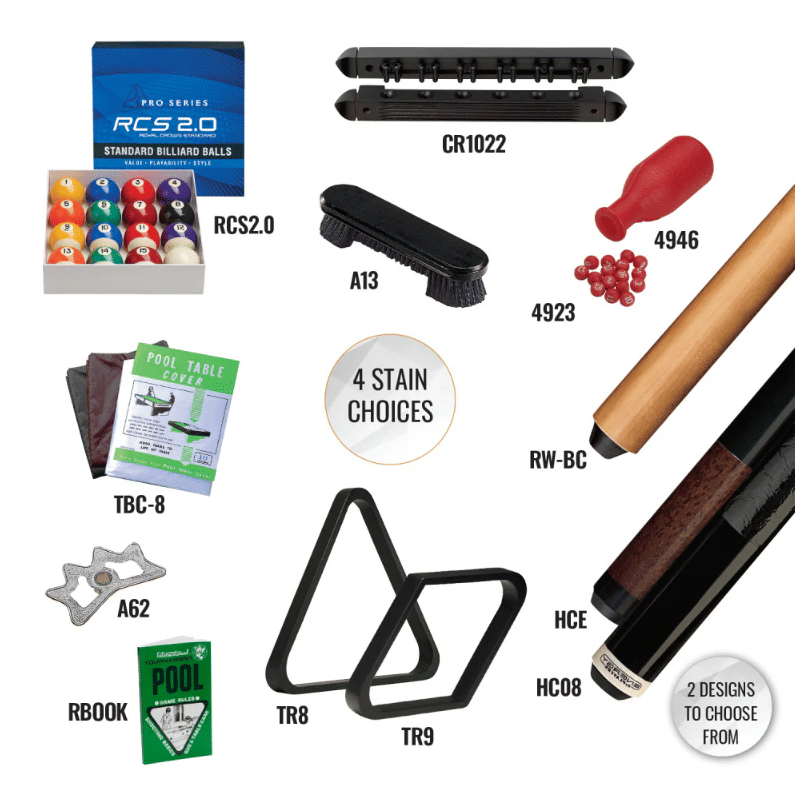 ชุดเล่นพูล BRUNSWICK CUE AND CASE GOLD PLAY PACK_1